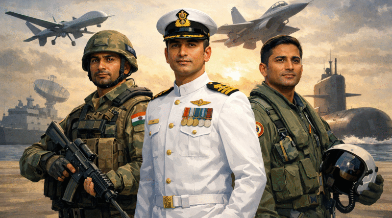 India defence budget 2026-27 — record Rs 7.85 lakh crore allocation showing Army, Navy, Air Force modernisation priorities after Operation Sindoor