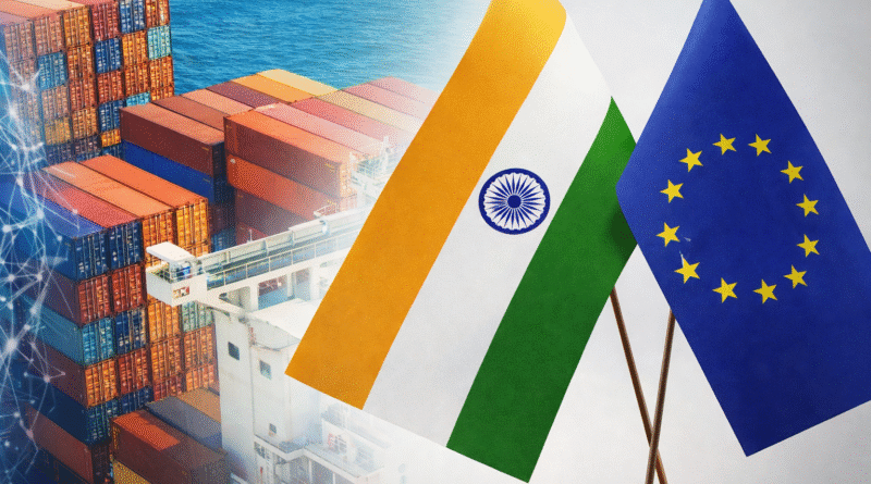 India EU trade deal 2026 — Modi, von der Leyen and Costa at Hyderabad House New Delhi announcing the mother of all deals on January 27, 2026