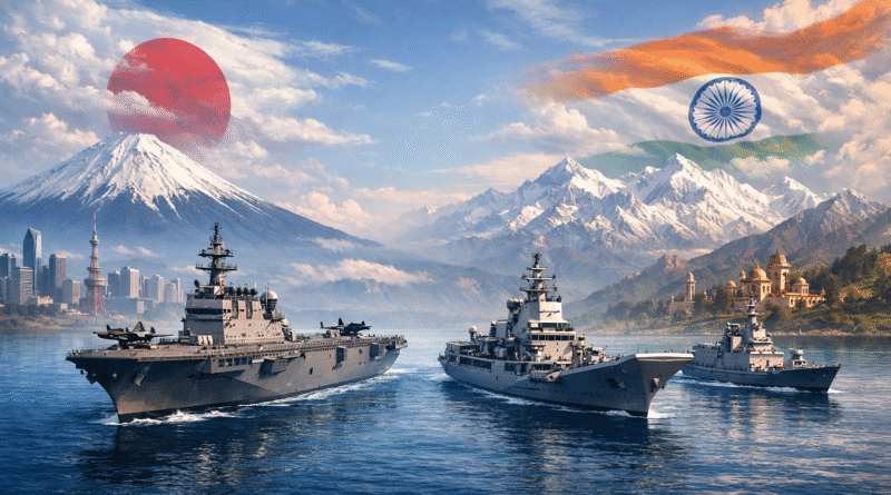 India Japan partnership 2026 — naval cooperation and strategic alignment between India and Japan in the Indo-Pacific