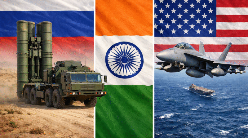 US arms India Russia — India military caught between US and Russian defence relationships in 2026