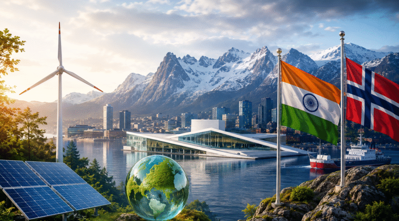 PM Narendra Modi at 3rd India Nordic Summit Oslo Norway May 19 2026 with Nordic prime ministers green technology partnership