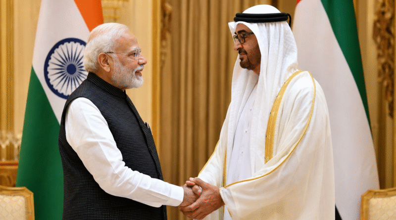 PM Modi meets UAE President Sheikh Mohamed bin Zayed Al Nahyan in Abu Dhabi on May 15 2026
