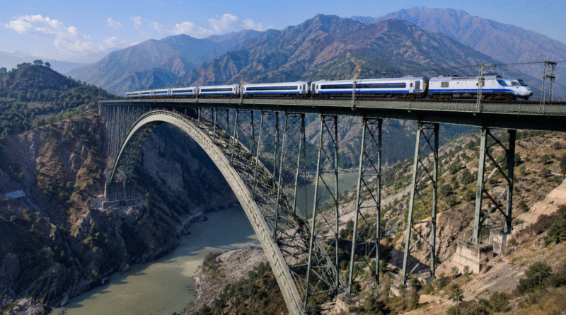 Kashmir rail link economy USBRL Chenab bridge connectivity