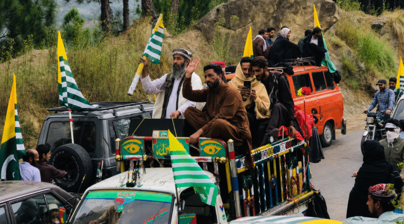 Pakistan occupied Kashmir protests JKJAAC crackdown 2026
